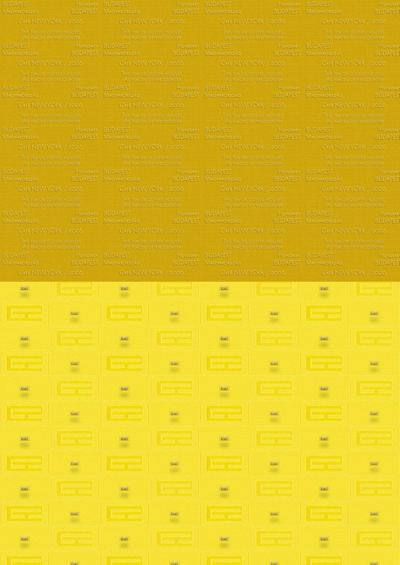 Henry Landers Fotografie Serie Titel X Capitals - Muster für Rollbild-Serien