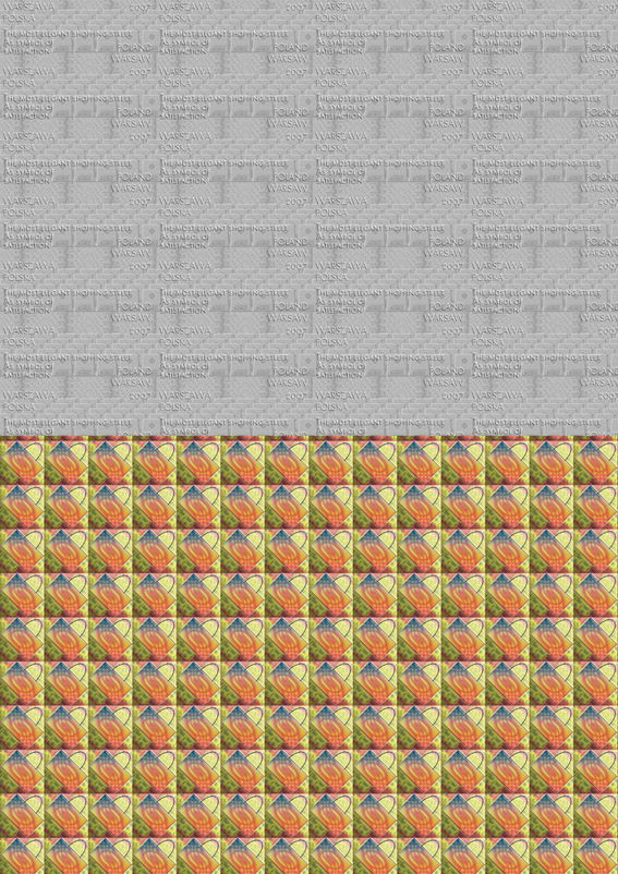 Henry Landers Fotografie Serie Titel X Capitals - Muster für Rollbild-Serien