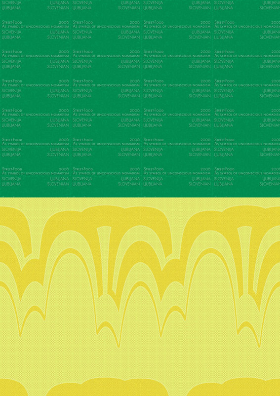 Henry Landers Fotografie Serie Titel X Capitals - Muster für Rollbild-Serien