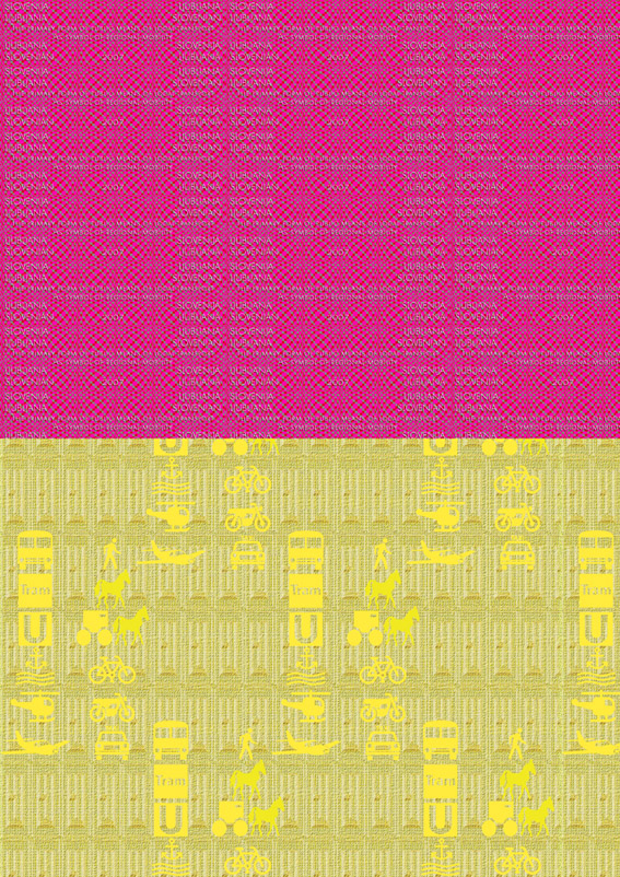 Henry Landers Fotografie Serie Titel X Capitals - Muster für Rollbild-Serien