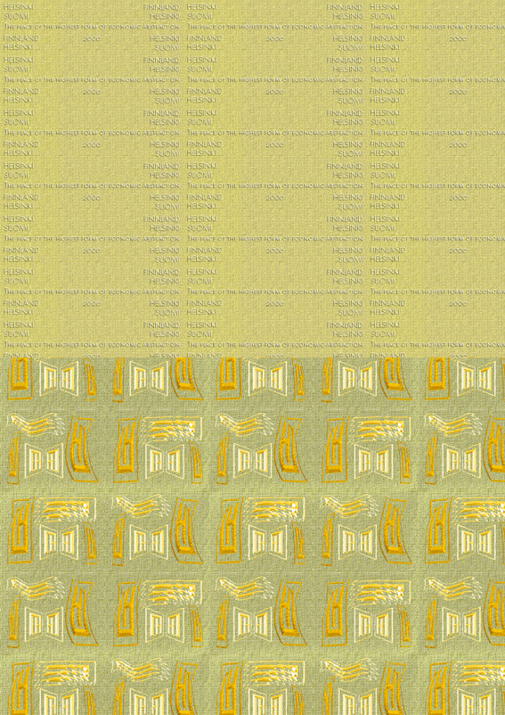 Henry Landers Fotografie Serie Titel X Capitals - Muster für Rollbild-Serien